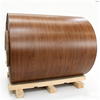 Prepainted Aluminum Coil Red/Beige/Pure White/Wood Grain with PE/PVDF Finish 0.2-2.0mm Thick for Curtain Wall Panels, Ceiling Tiles, Decorative Facades