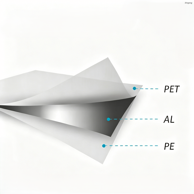 3 Layer Aluminum Plastic Composite Film for Flexible Packaging & Industrial Applications