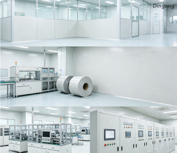 Anti-Static Functional PE Coated Aluminum Coil, Dust-Free Pre-Coated Aluminum Roll for Cleanroom Partition & Electronic Equipment Shell