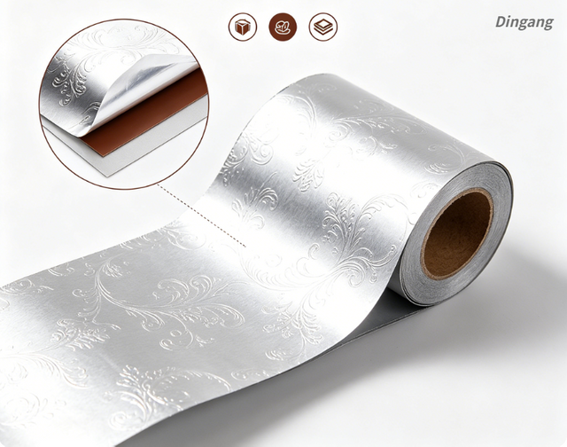 Decorative Lacquered Aluminum Foil for Luxury Chocolate Wrapping