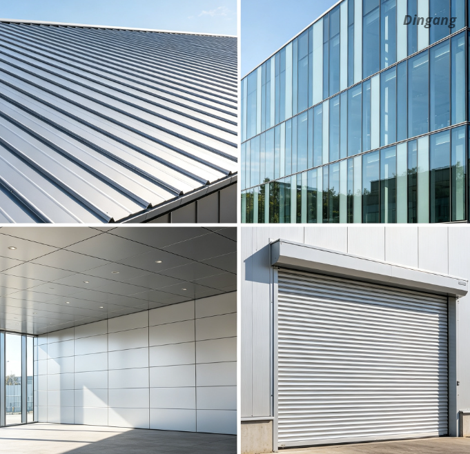 PE PVDF Prepainted Aluminum Coil Color Coated Aluminum Coil Roll for Building Roof Wall Cladding Roller Shutter
