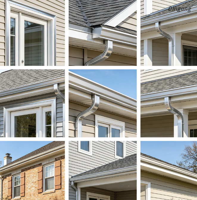 Color Coated Aluminum Trim Coil Prepainted Aluminum Fascia Coil for Window Door Wrapping Roof Drip Edge