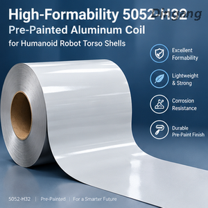 High-Formability 5052-H32 Pre-Painted Aluminum Coil for Humanoid Robot Torso Shells