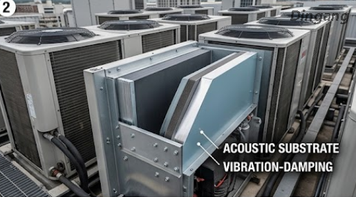 Vibration-Damping Lacquered Aluminum Coil | Acoustic-Quiet Substrate for HVAC & Air Conditioning Units 