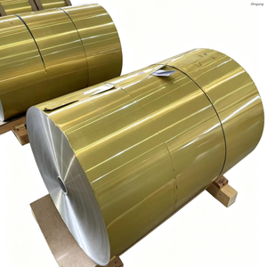 8011 O Lacquered Aluminum Foil Roll Gold/silver for Produce Alumumium Pet Food Container