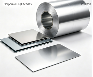 Scratch-Resistant Polyamide-Modified Polyurethane (PUR-PA) Coated Aluminum Coil Corporate HQ Facades