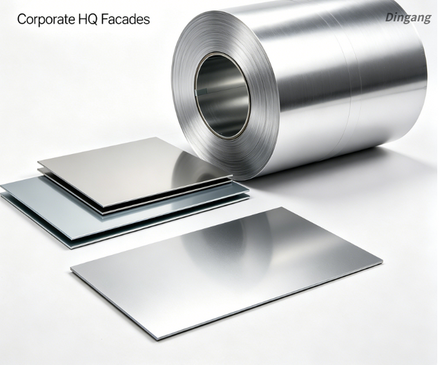 Scratch-Resistant Polyamide-Modified Polyurethane (PUR-PA) Coated Aluminum Coil Corporate HQ Facades